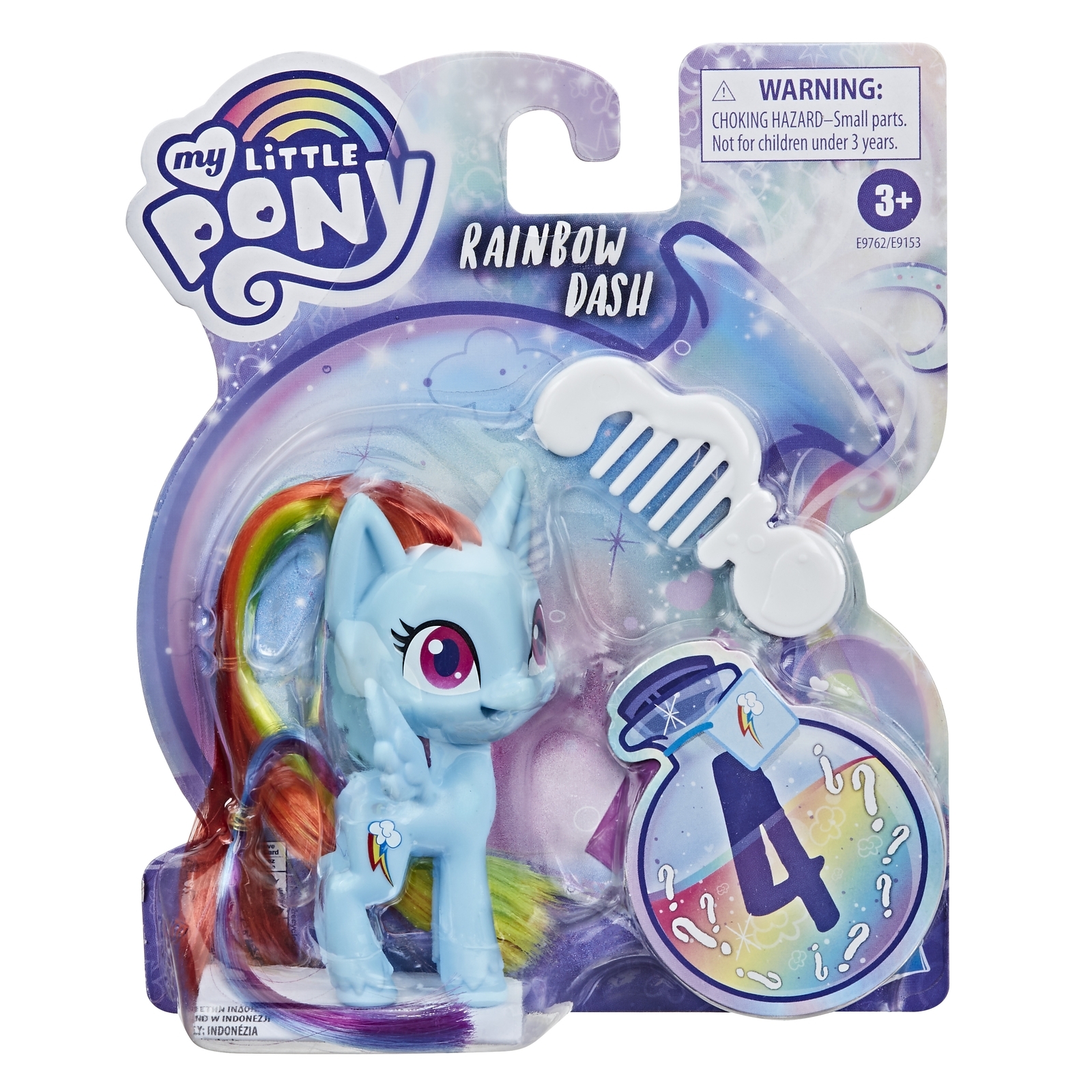 Набор игровой My Little Pony Волшебная пони Рейнбоу Дэш с расческой  E97625L0 купить по цене 349 ₽ в интернет-магазине Детский мир