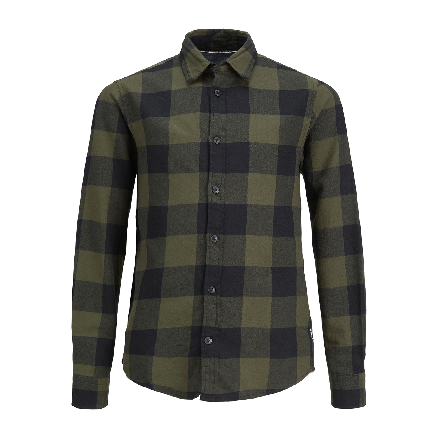 Рубашка JACK AND JONES JUNIOR 12183050/Dusty Olive - фото 1