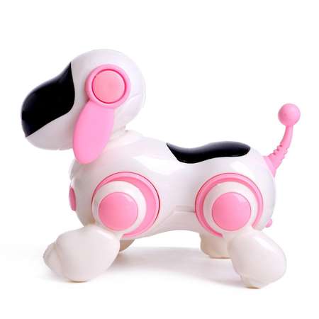 Собачка-робот WOOW TOYS Умная Лотти ходит поёт работает от батареек цвет розовый