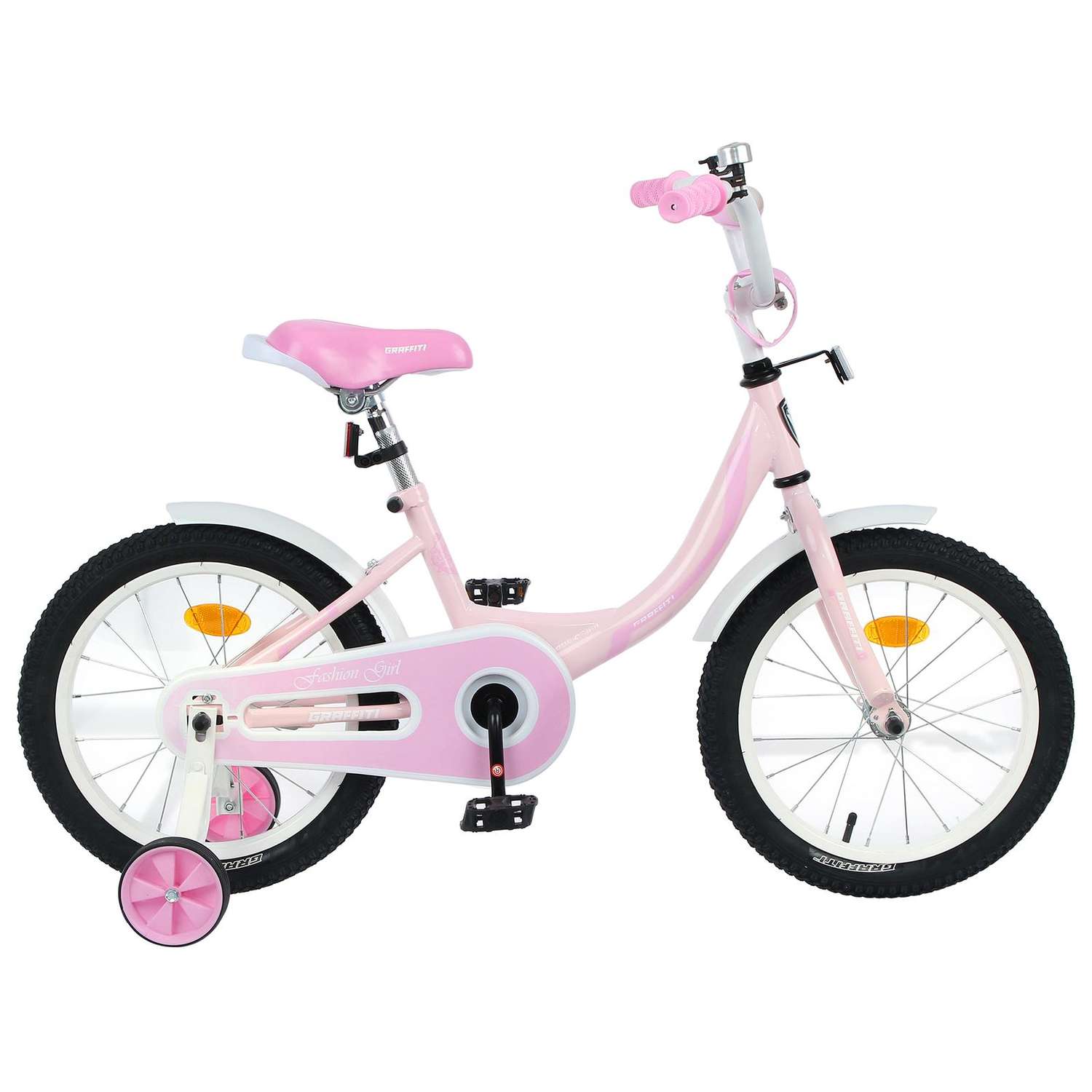 Велосипед GRAFFITI 16 Fashion Girl цвет розовый - фото 1