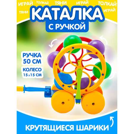 Игрушка-каталка Karolina toys колесо пластмассовая