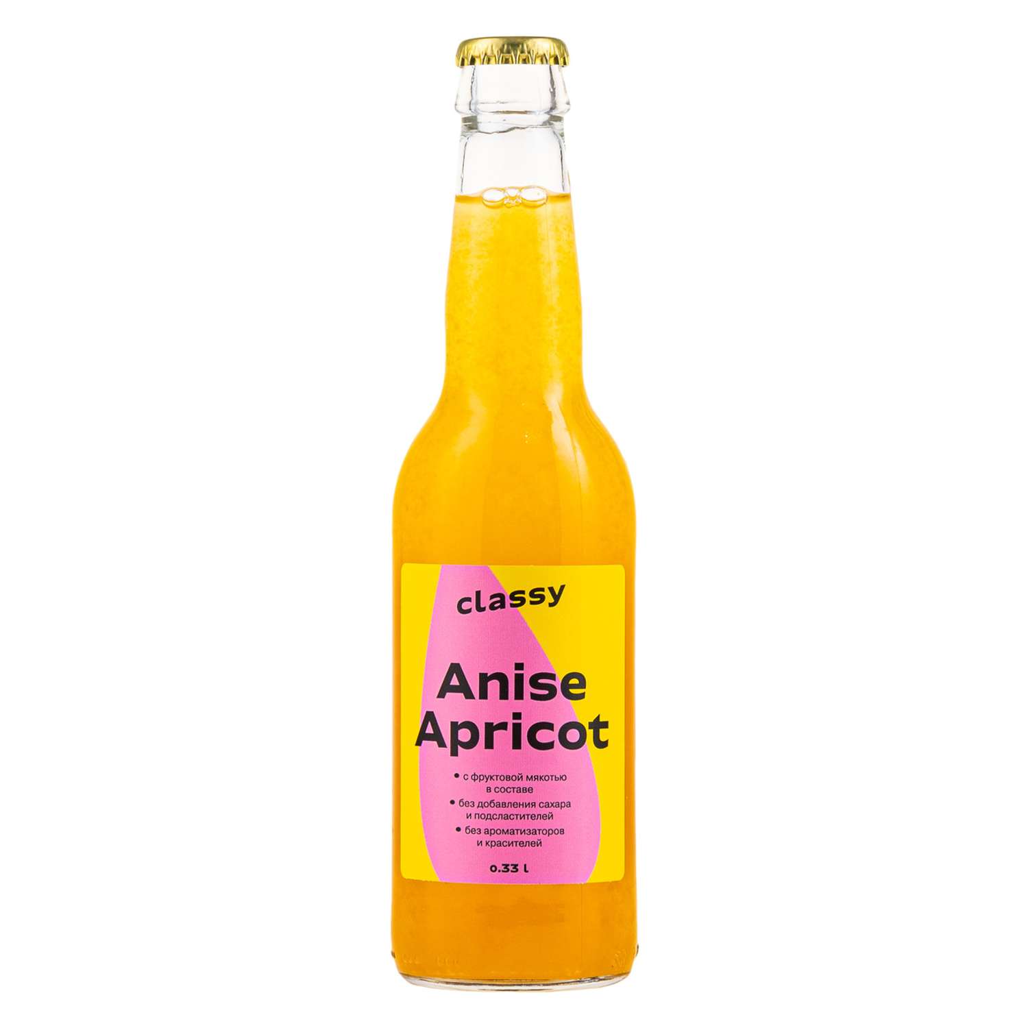 Крафтовый лимонад Classy Анис Абрикос 0.33 л 12 штук - фото 4