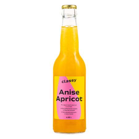 Крафтовый лимонад Classy Анис Абрикос 0.33 л 12 штук