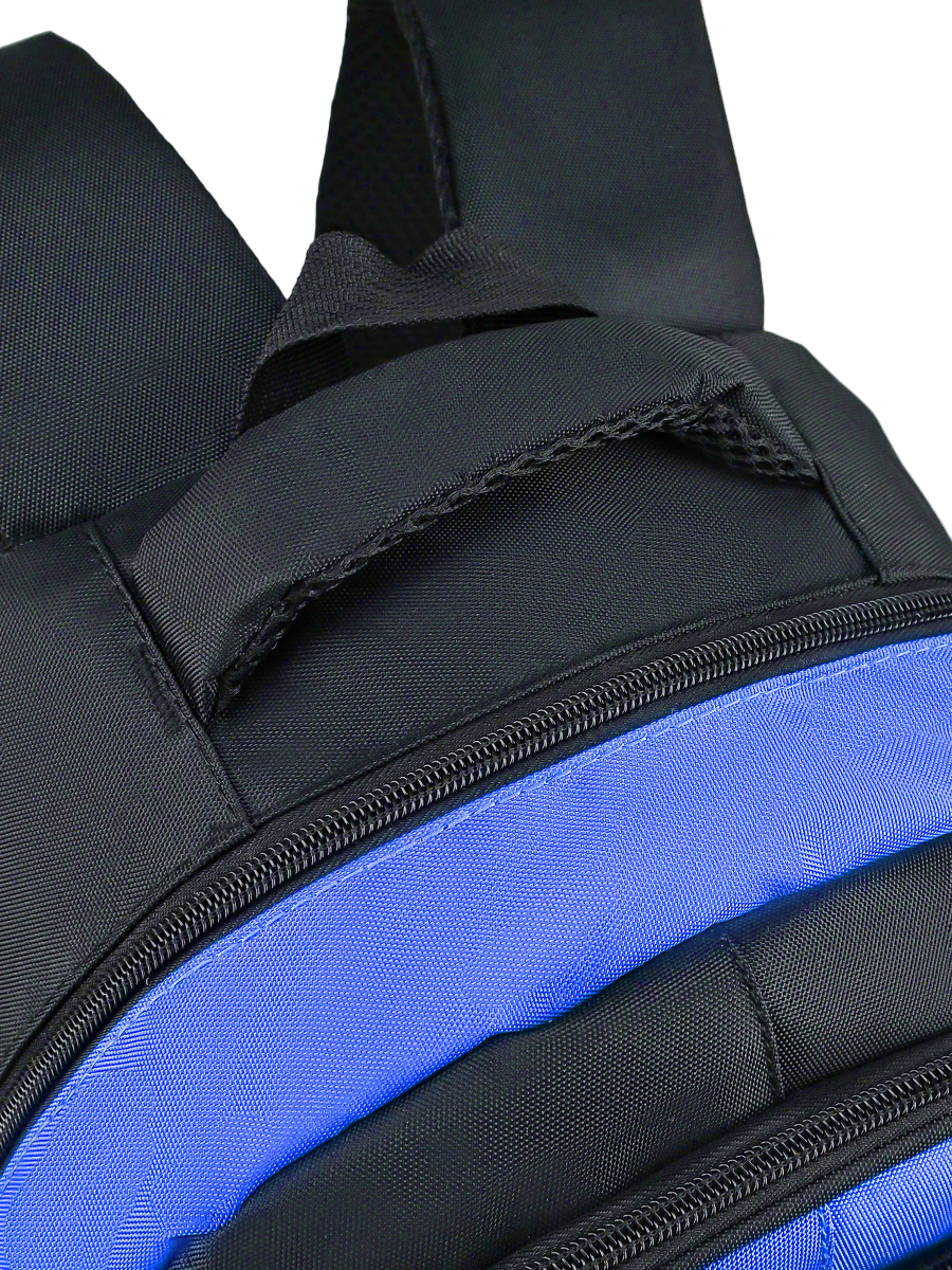 Рюкзак школьный Evoline большой черно-голубой EVOS-318 - фото 8