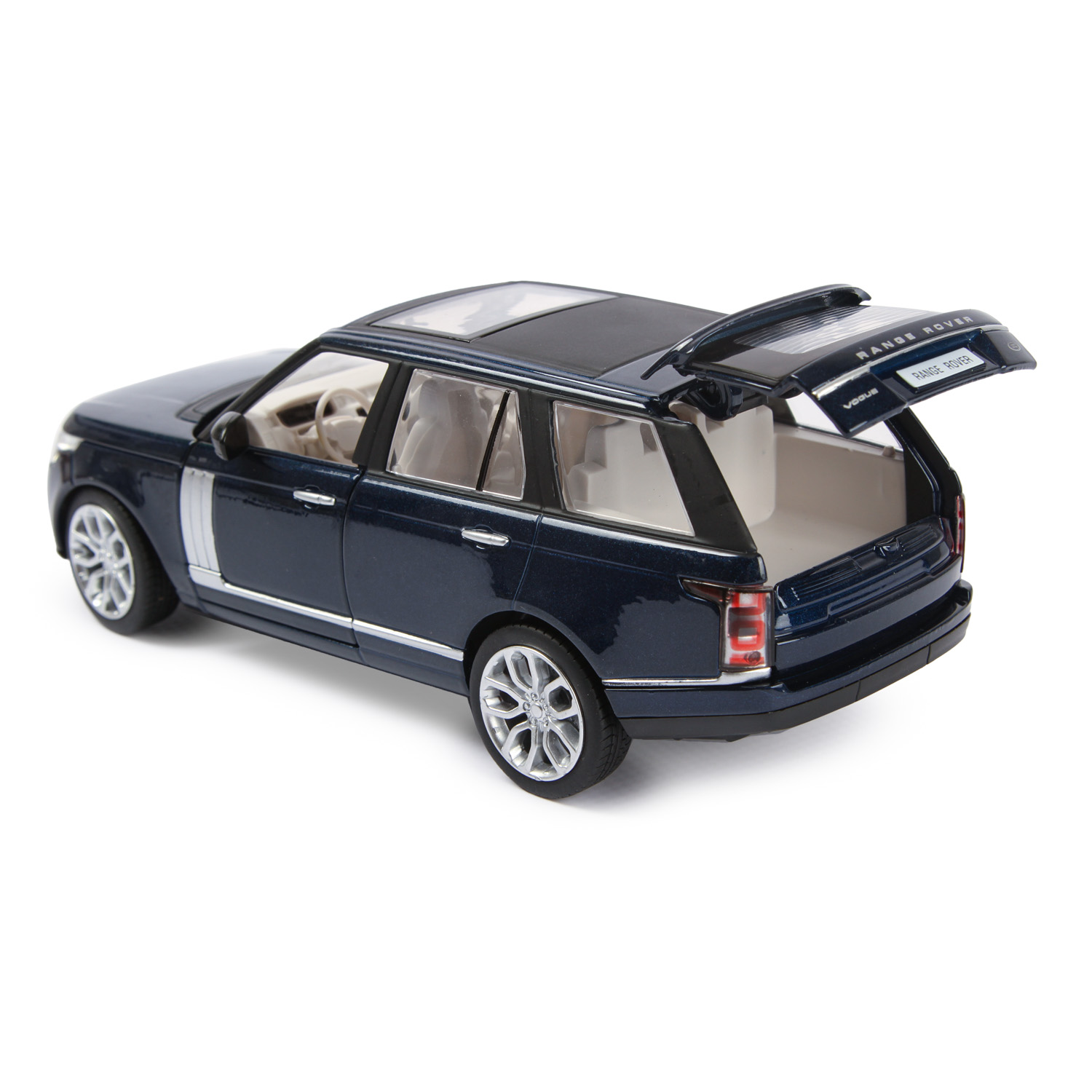 Машинка Mobicaro 1:26 Range Rover Серебристо-синяя 68263A 68263A - фото 7