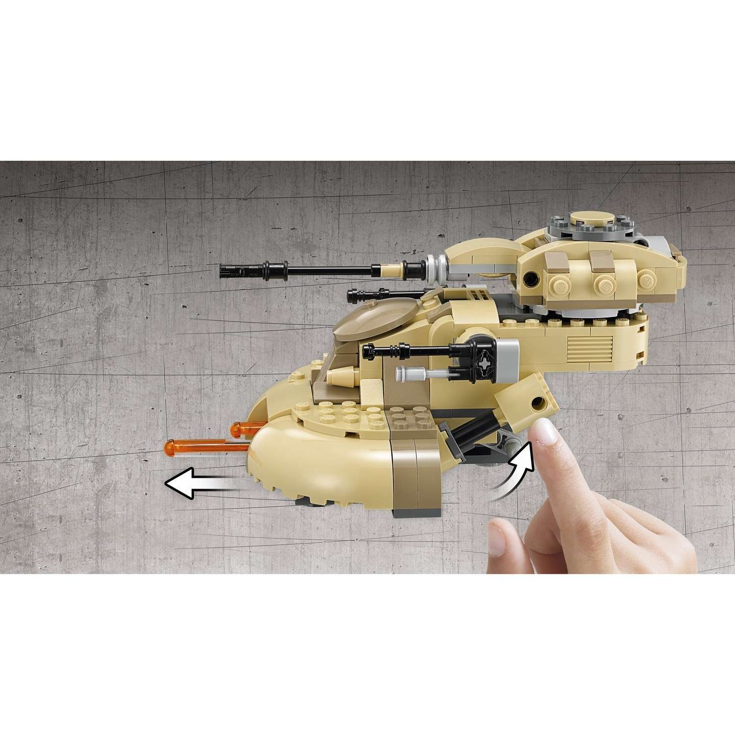 Конструктор LEGO Star Wars TM Бронированный штурмовой танк AAT™ (75080) - фото 9
