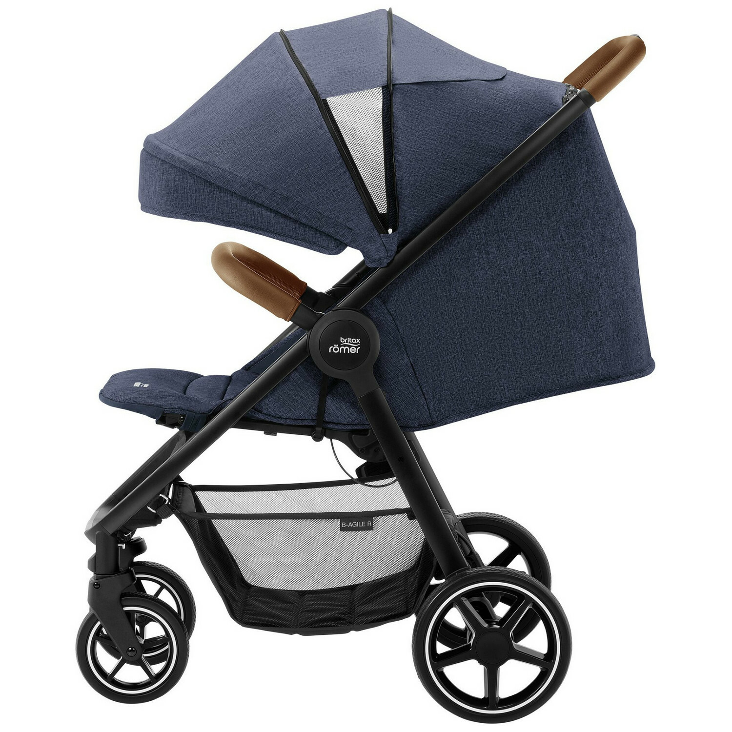 Коляска Britax Roemer B-Agile R Navy Ink-Brown - фото 3