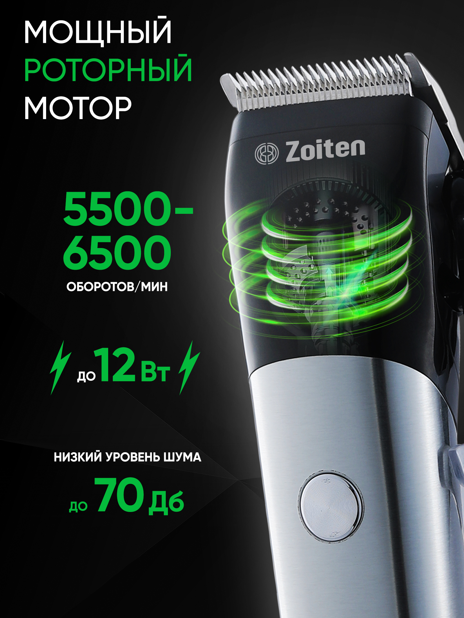 Машинка для стрижки волос Zoiten HC9010 купить по цене 5497 ₽ в  интернет-магазине Детский мир