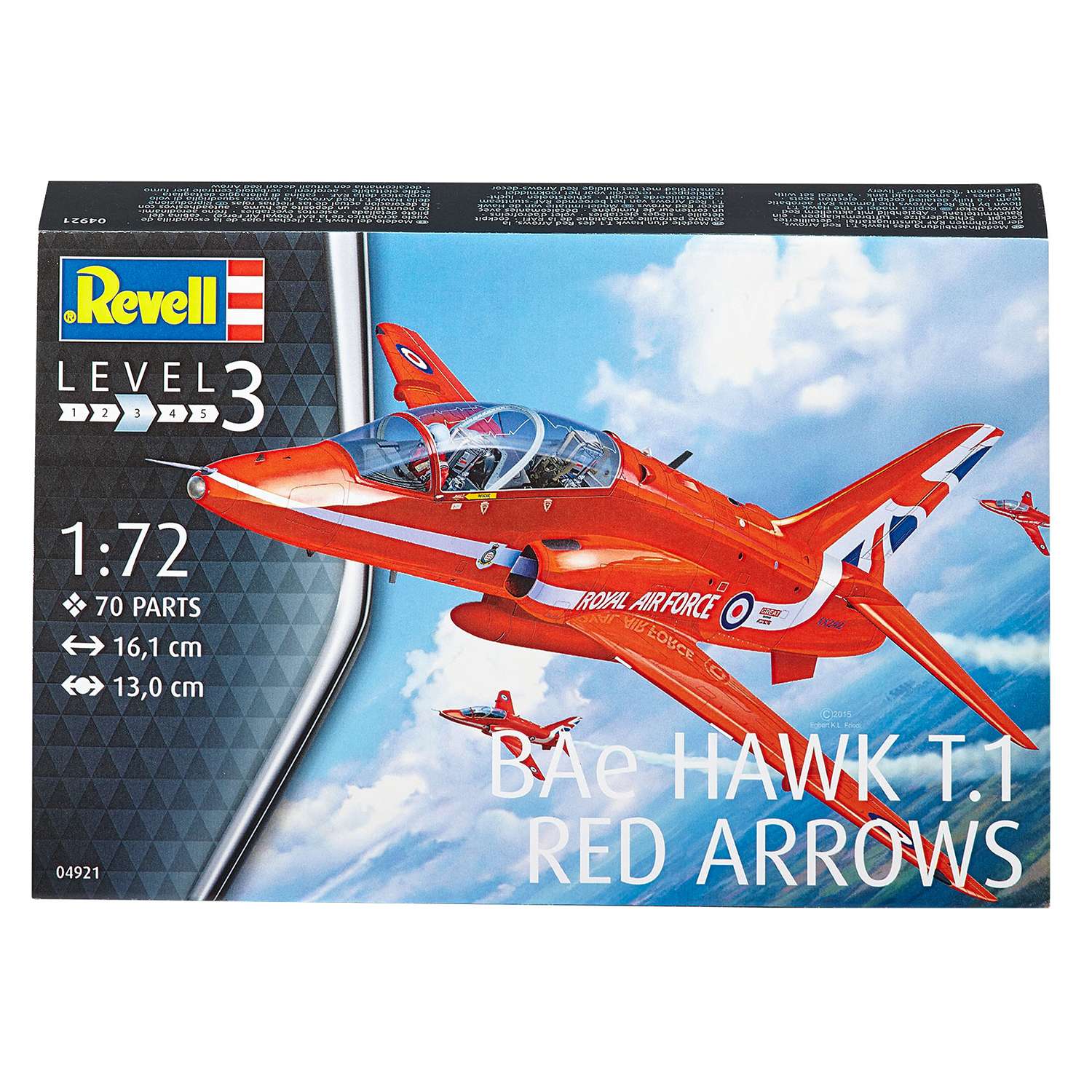 Сборная модель Revell Легкий штурмовик Hawk T1 Red Arrows 04921 - фото 3