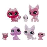Набор игровой Littlest Pet Shop 7петов Розовые E5493EU4