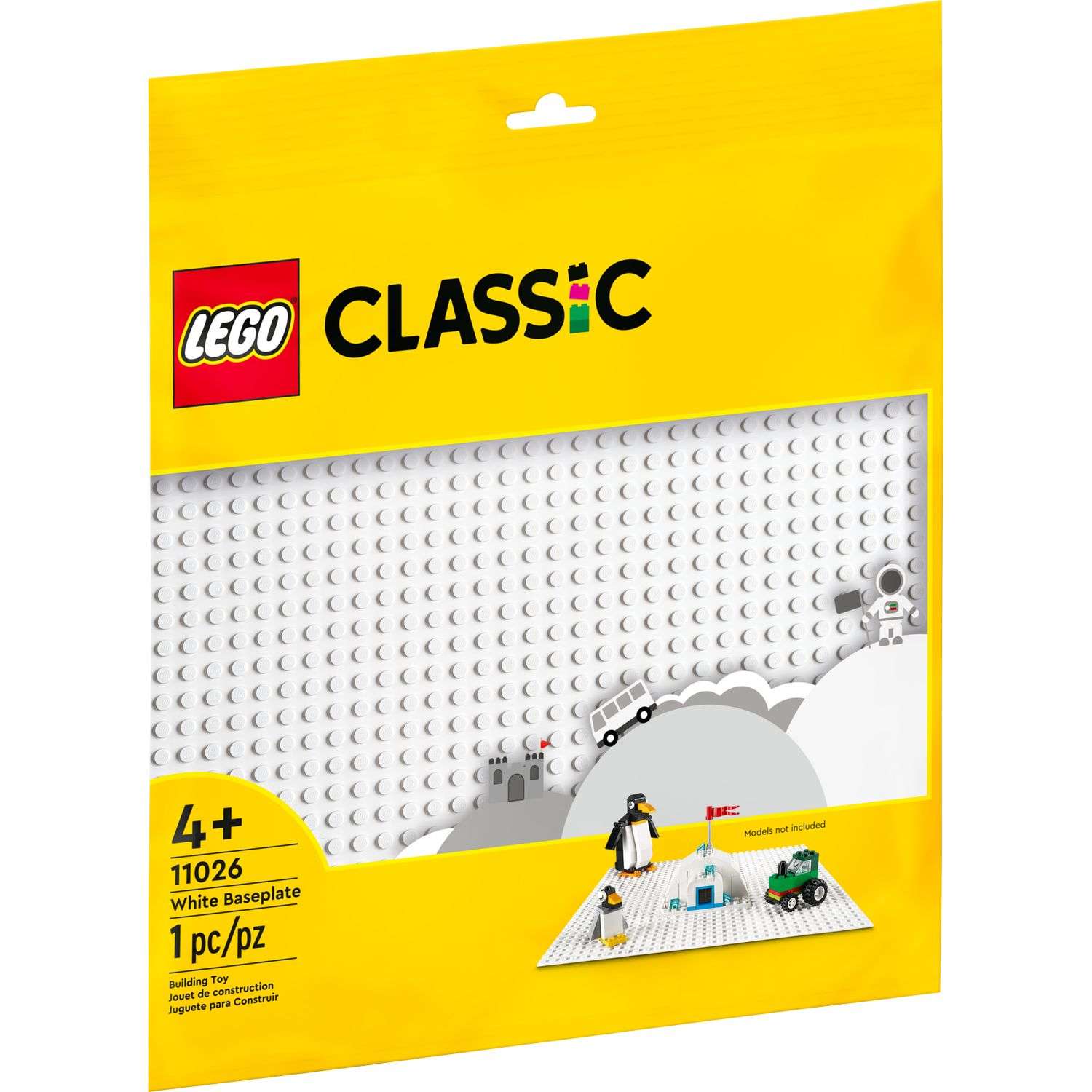 Конструктор LEGO Classic Базовая пластина Белая 11026 - фото 2
