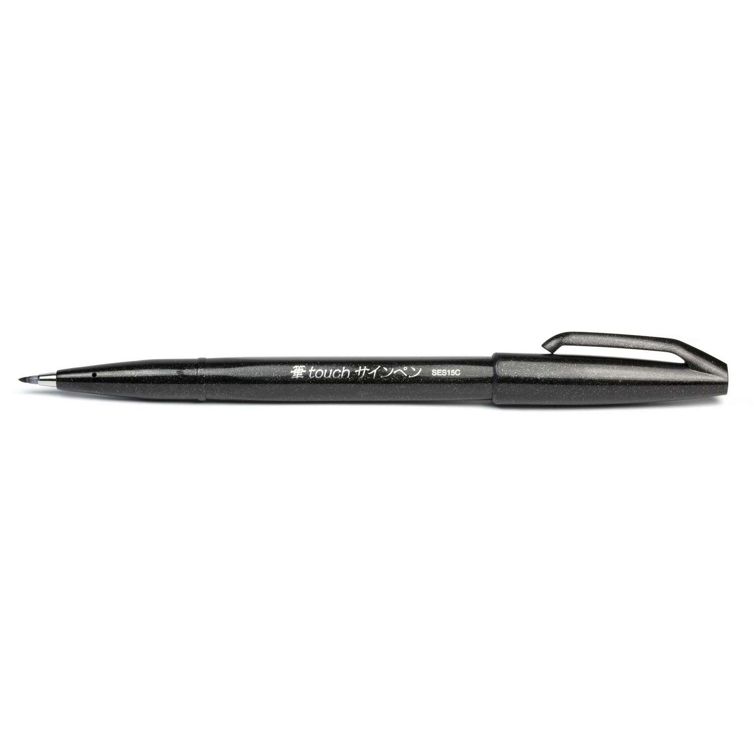 Фломастер-кисть Pentel Brush Sign Pen черный цвет - фото 1