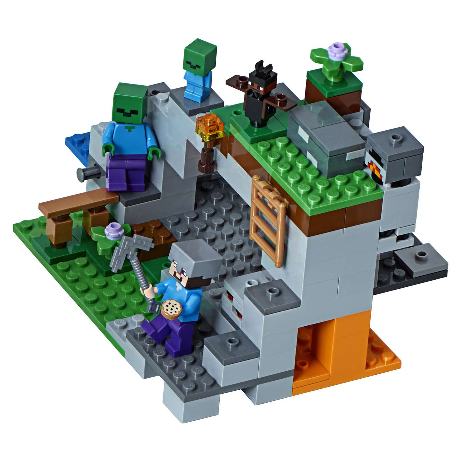 Конструктор LEGO Minecraft Пещера зомби 21141 - фото 10