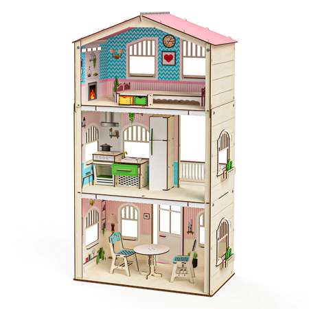 Кукольный домик с мебелью M-WOOD Симфония