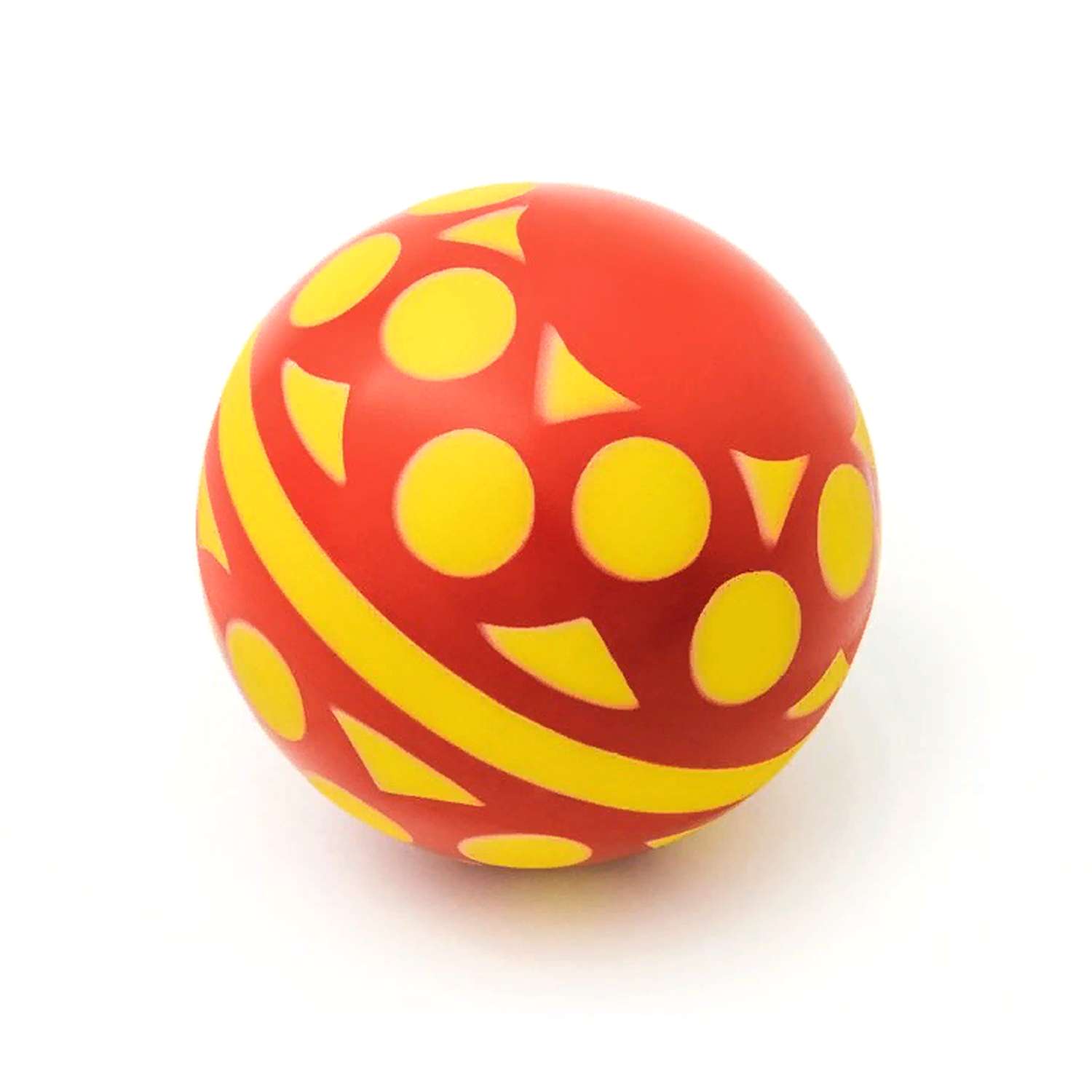 Мяч ЧАПАЕВ Солнышко красный 10см 44283 - фото 1