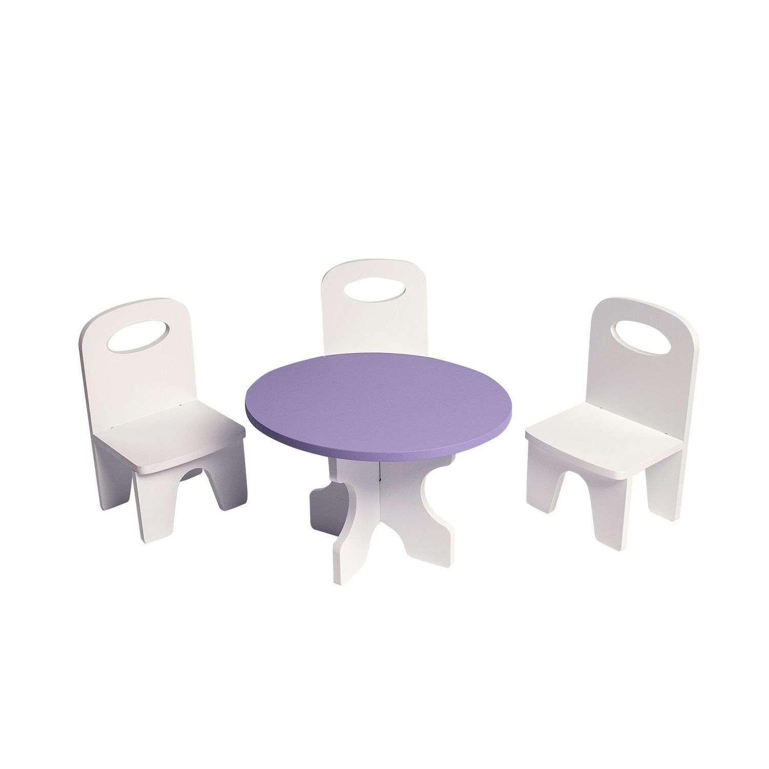 Мебель для кукол Paremo Классика набор 4предмета Белый-фиолетовый PFD120-40 PFD120-40 - фото 1