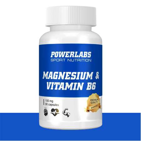 Магний B6 Powerlabs витамины для нервной системы