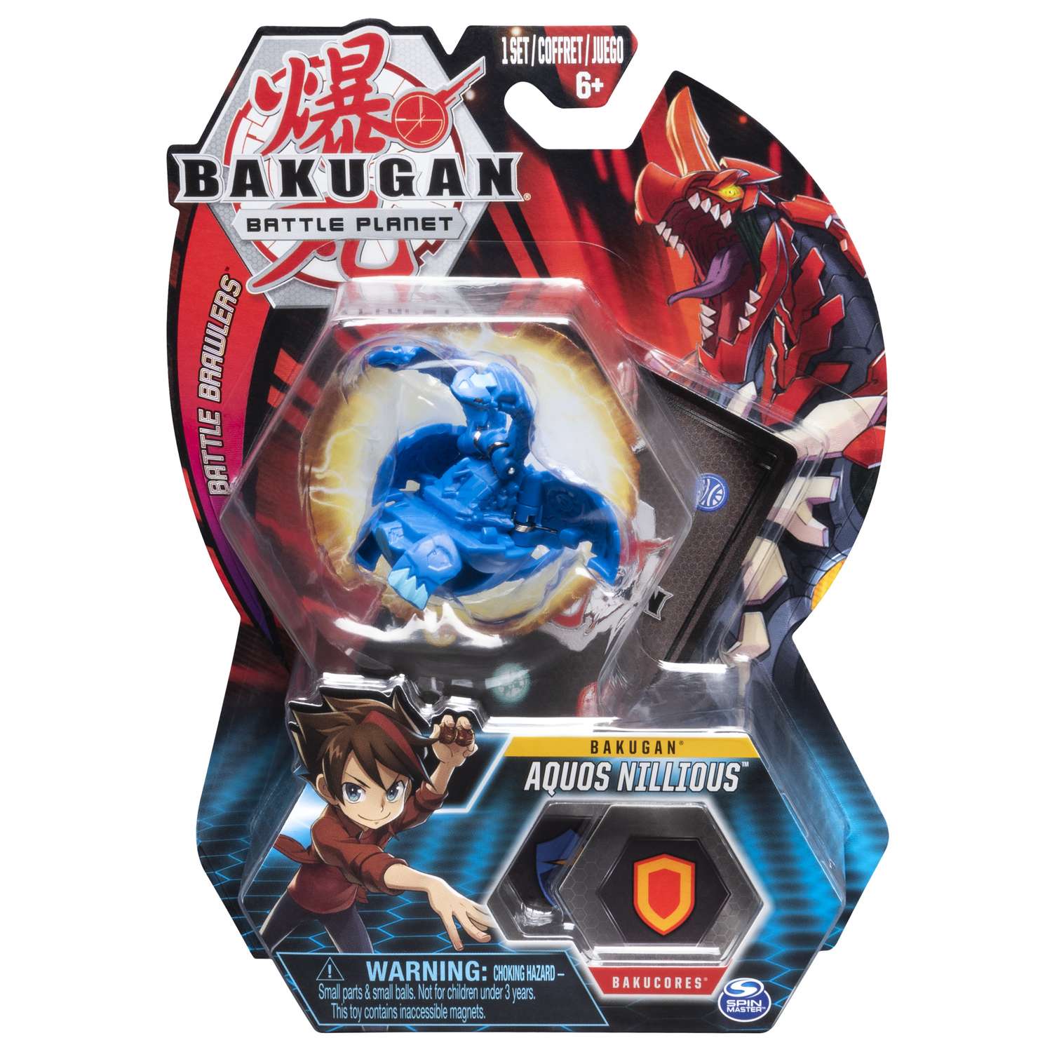 Фигурка-трансформер Bakugan DblHeadDragnBlue 6045148/20107947 - фото 2