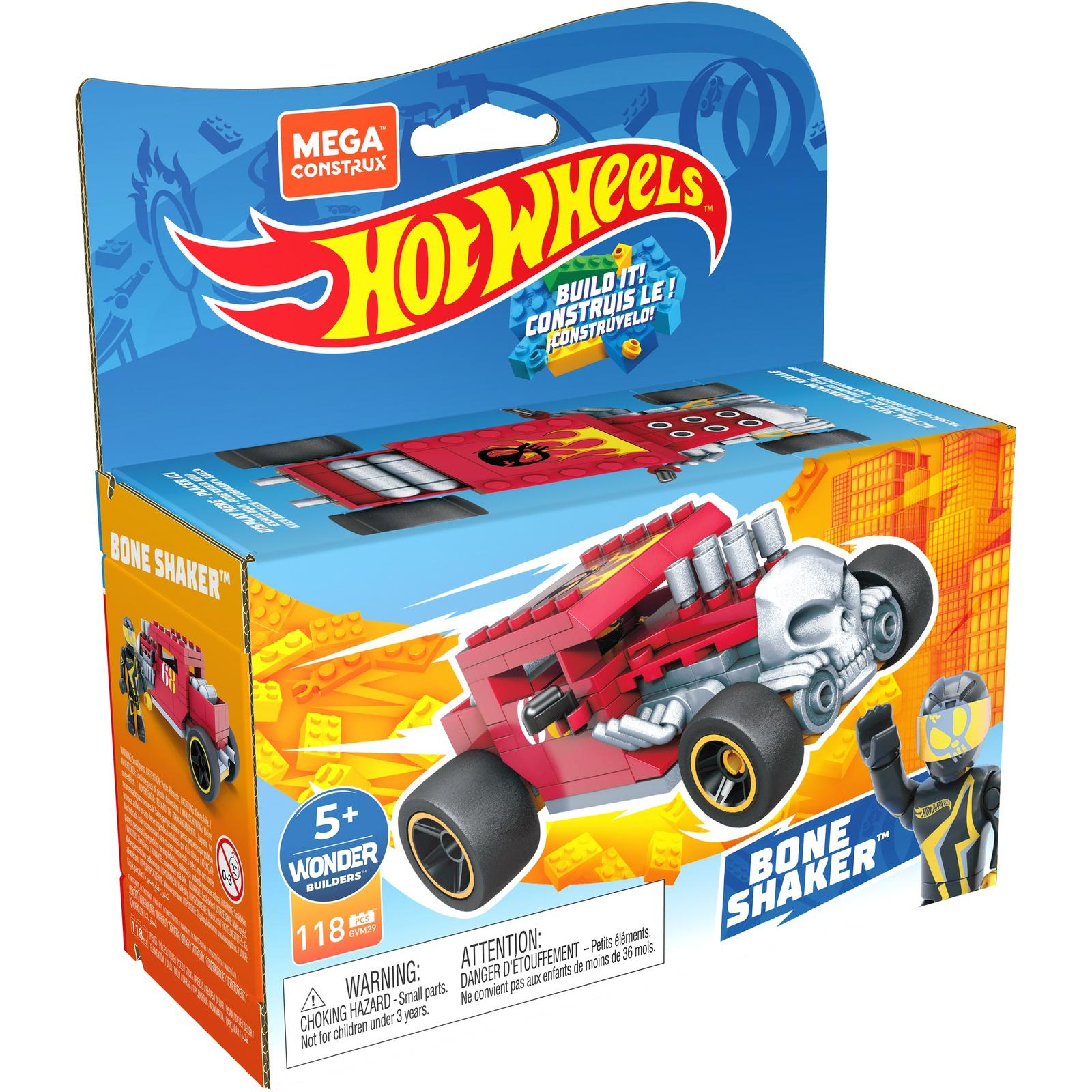 Конструктор Mega Construx Hot Wheels Машинка гоночная Боун Шейкер GVM29 - фото 3