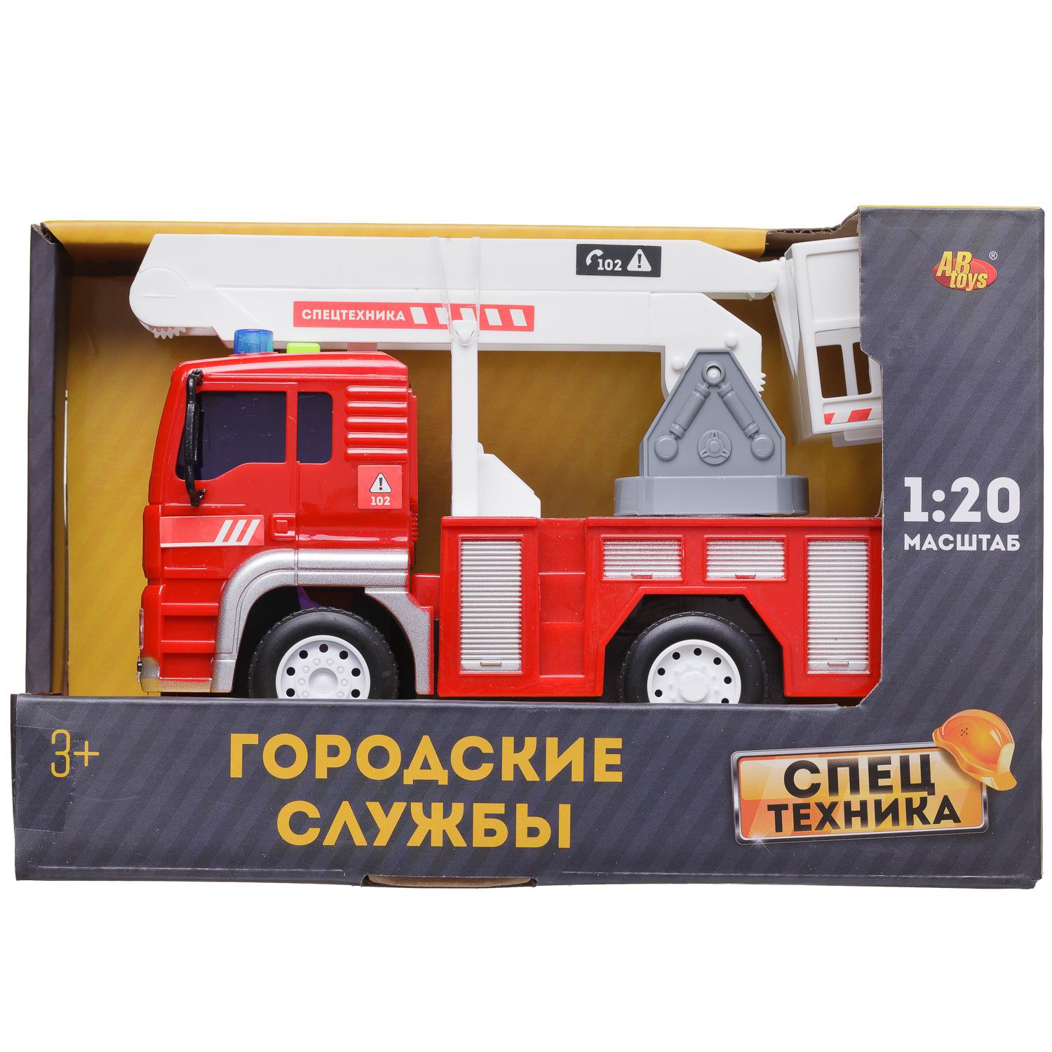 Пожарная машина Abtoys 1:20 C-00453 - фото 1