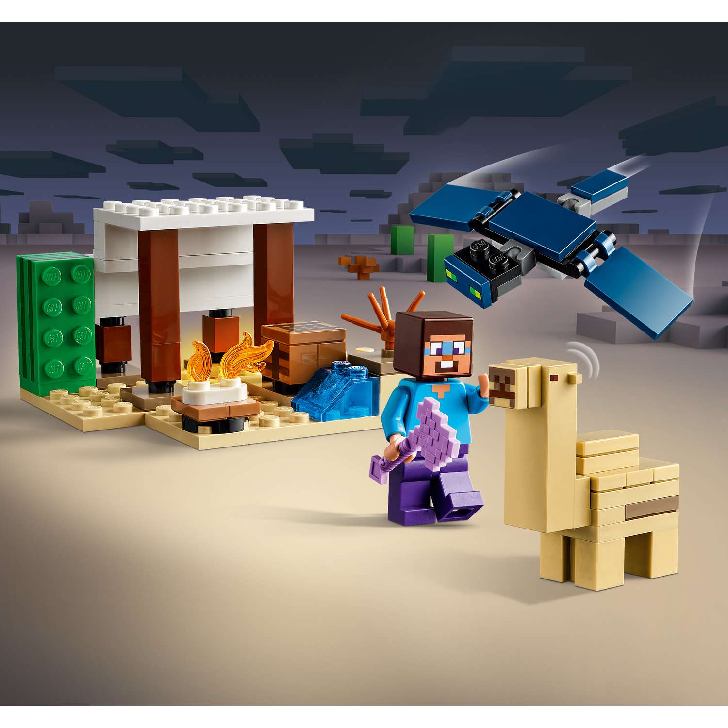 Конструктор LEGO Minecraft Экспедиция Стива по пустыне 21251 - фото 6