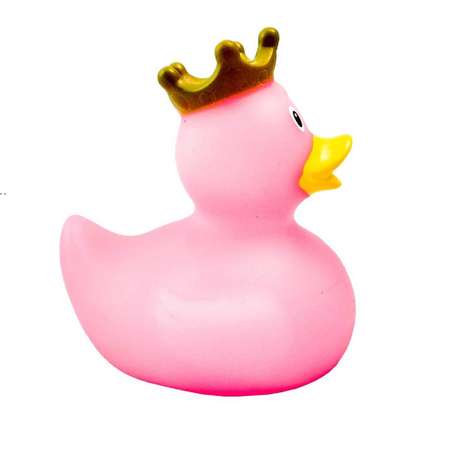 Игрушка Funny ducks для ванной Розовая уточка в короне 1926
