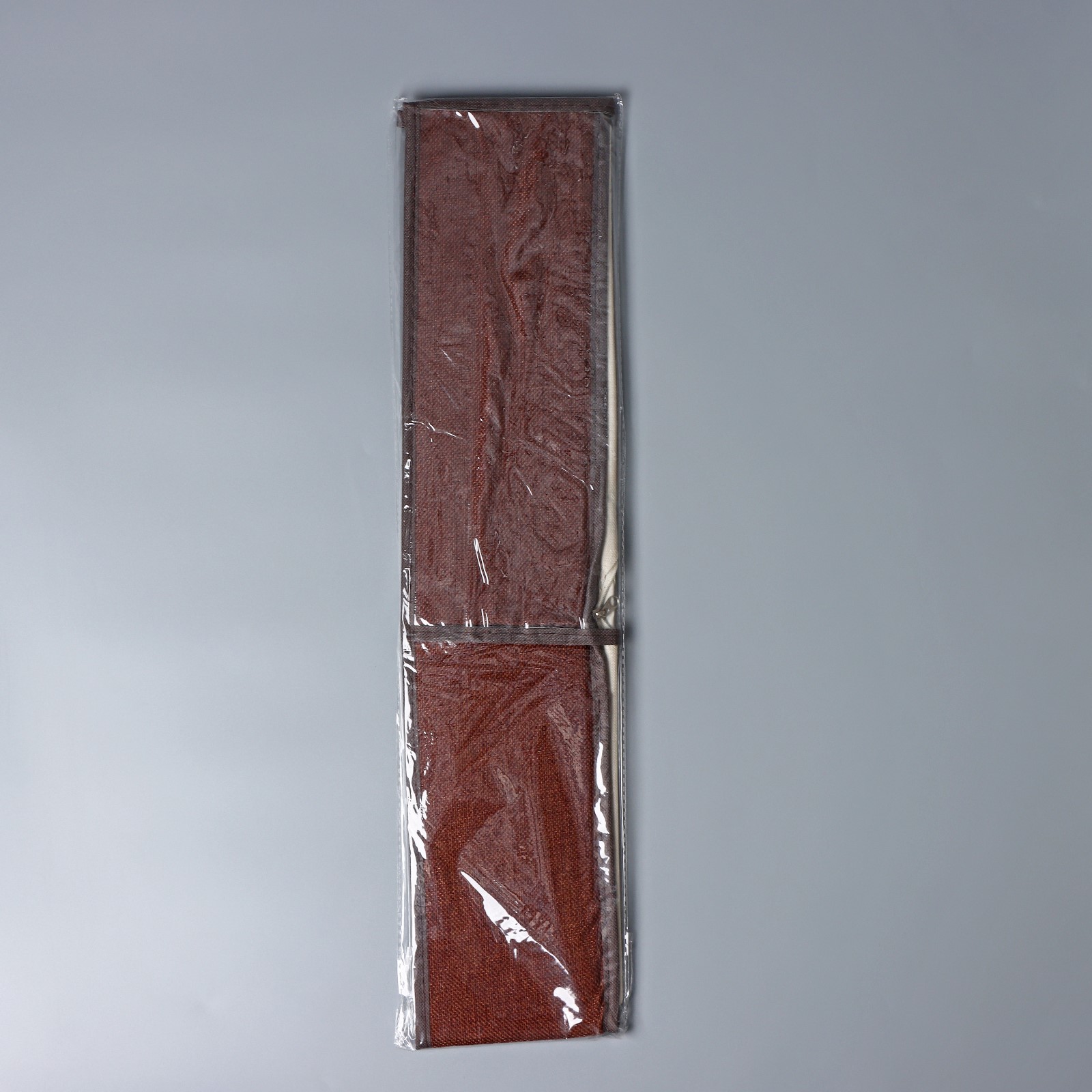 Органайзер Доляна для хранения белья с прозрачной крышкой «Тео» 6 отделений 32×23×12 см цвет коричневый - фото 8