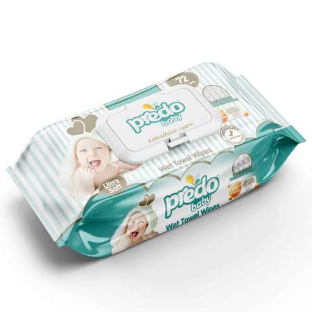 Салфетки влажные Predo Baby 72шт W-172