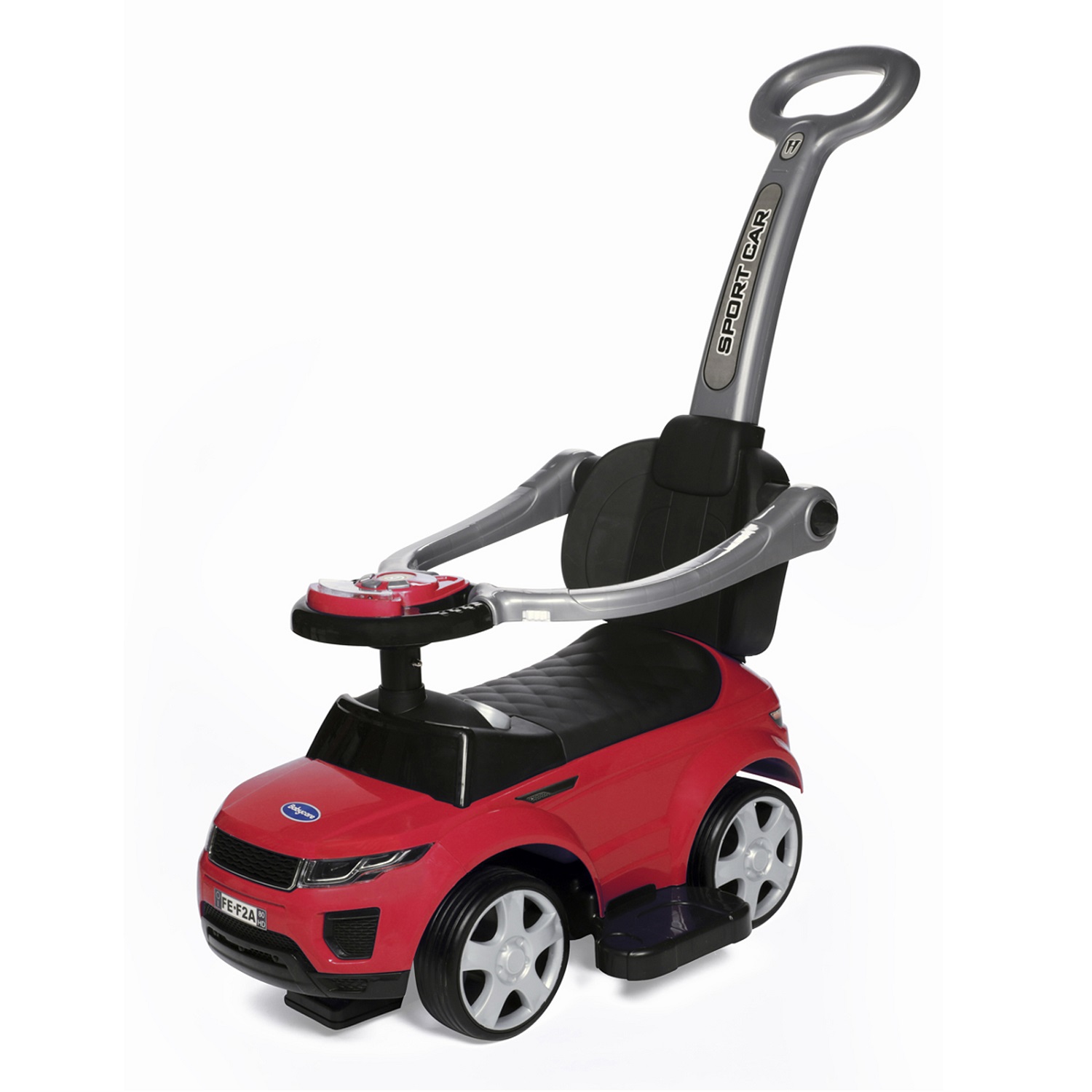 Каталка детская BabyCare Sport car (резиновые колеса) Красный купить по  цене 4589 ₽ в интернет-магазине Детский мир