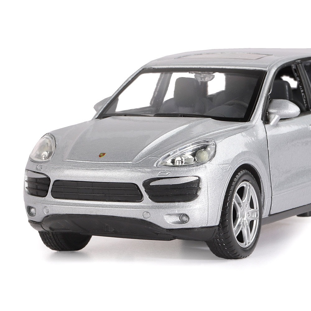 Внедорожник АВТОпанорама Porsche Cayenne S 1:32 серебряный JB1251139 - фото 10