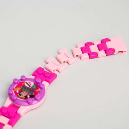 Часы наручные электронные Disney Минни Маус с ремешком-конструктором
