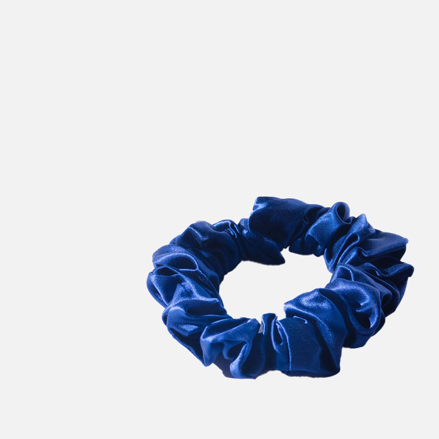 Резинка для волос Assoro шелковая синяя - фото 1