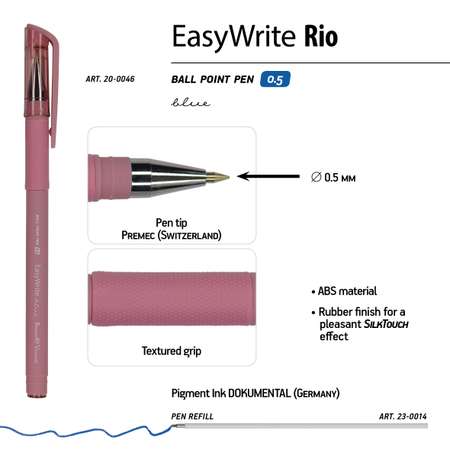 Набор шариковых ручек Bruno Visconti EasyWrite Rio синие 5 шт