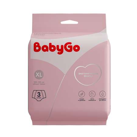 Трусы для рожениц BabyGo одноразовые XL 3шт