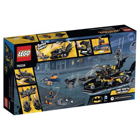 Конструктор LEGO Super Heroes Погоня в бухте на Бэткатере (76034)