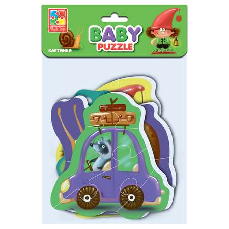 Пазл Vladi Toys мягкий Baby puzzle Картинки