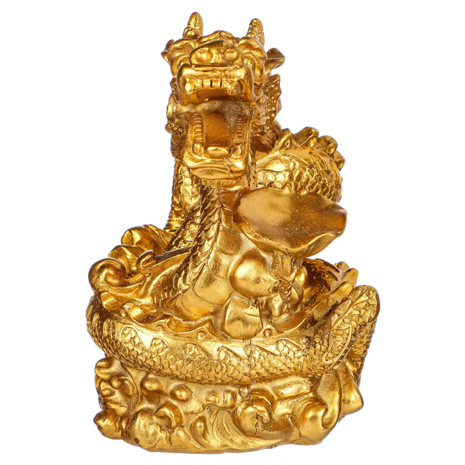 Сувенир Сноубум Китайский дракон с эффектом состаренная бронза - фото 2
