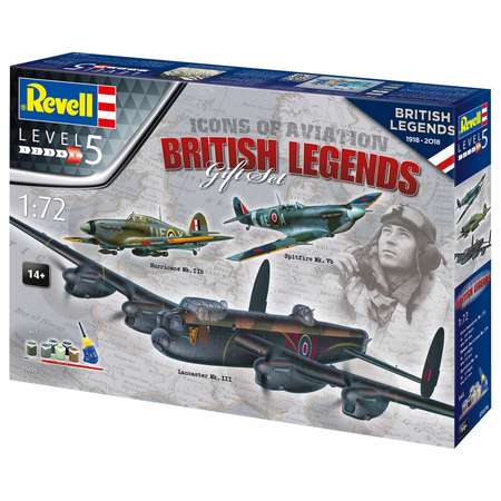 Подарочный набор Revell 100 лет RAF: Легенды