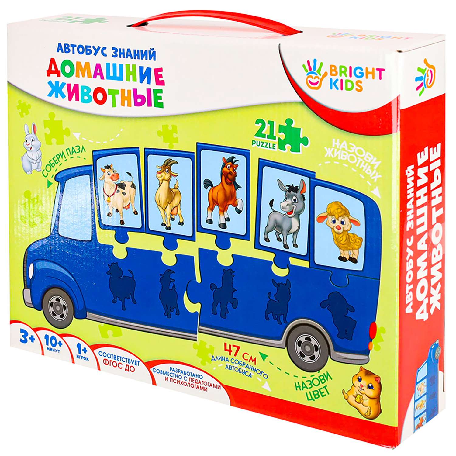 Игра настольная Рыжий кот Bright Kids Домашние животные ИН-7639 купить по  цене 339 ₽ в интернет-магазине Детский мир