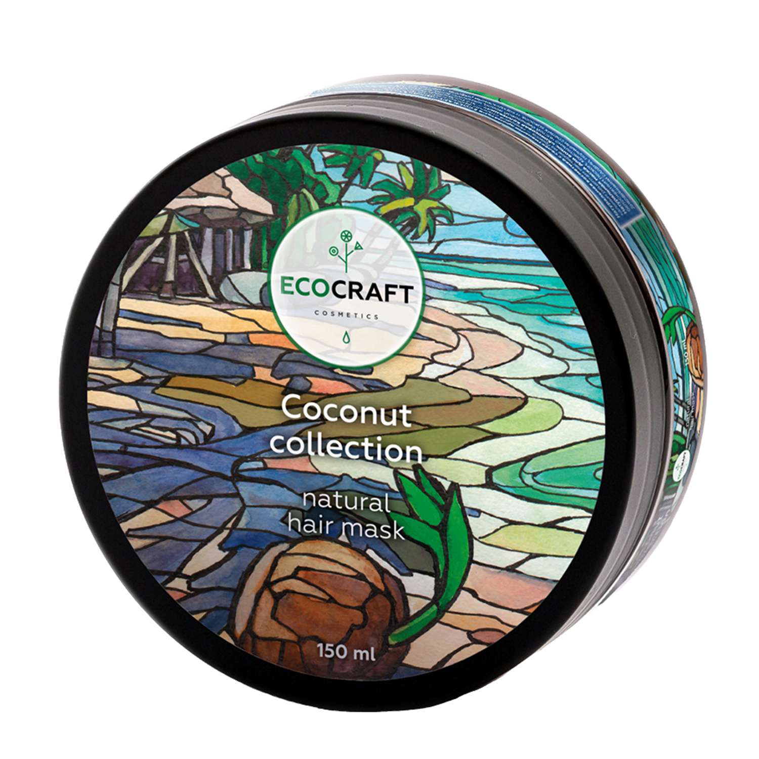 Маска для волос ECOCRAFT Кокосовая коллекция 150мл - фото 1