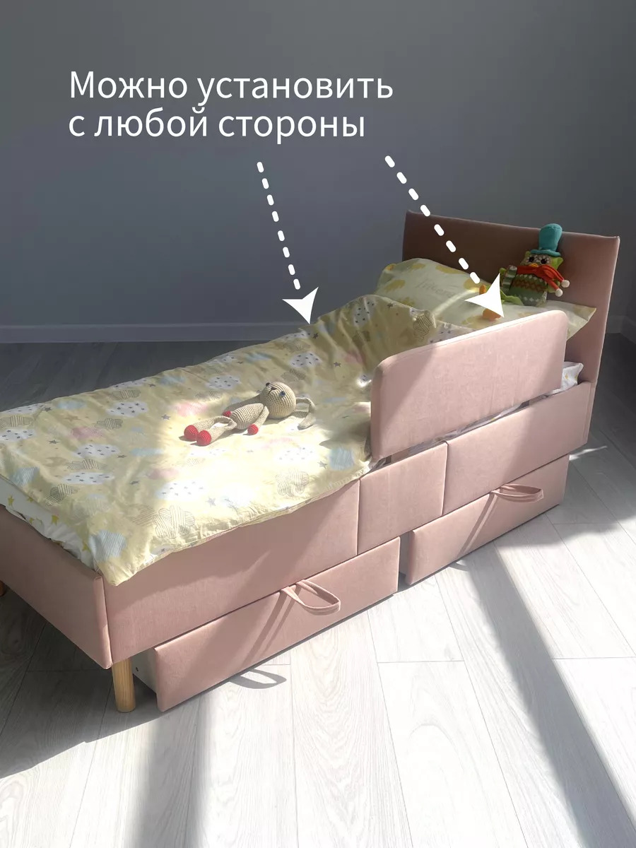 Кровать детская DIMDOMkids С мягким изголовьем - фото 7