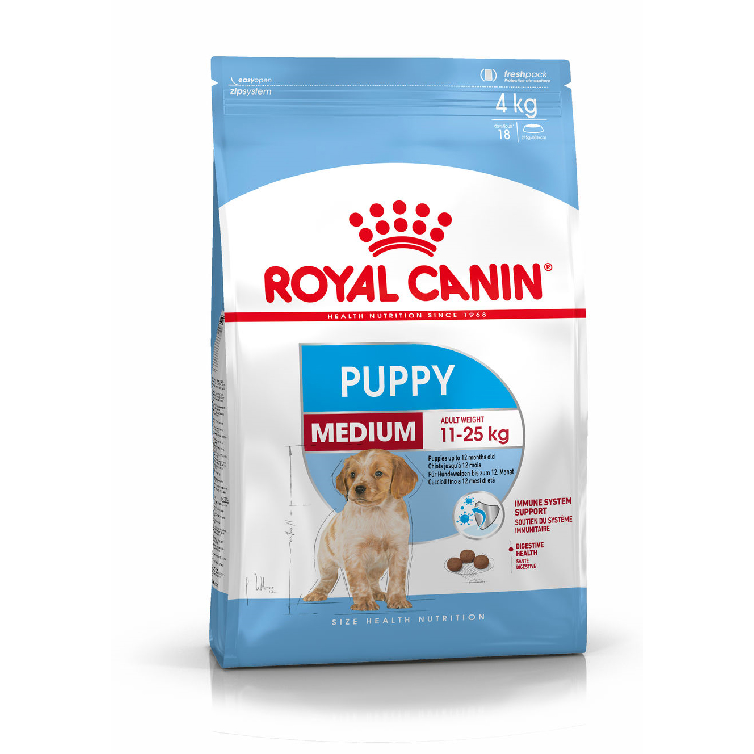 Корм для щенков ROYAL CANIN Puppy средних пород 15кг - фото 1