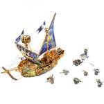 Игрушка из картона Умная бумага Пиратский корабль 550