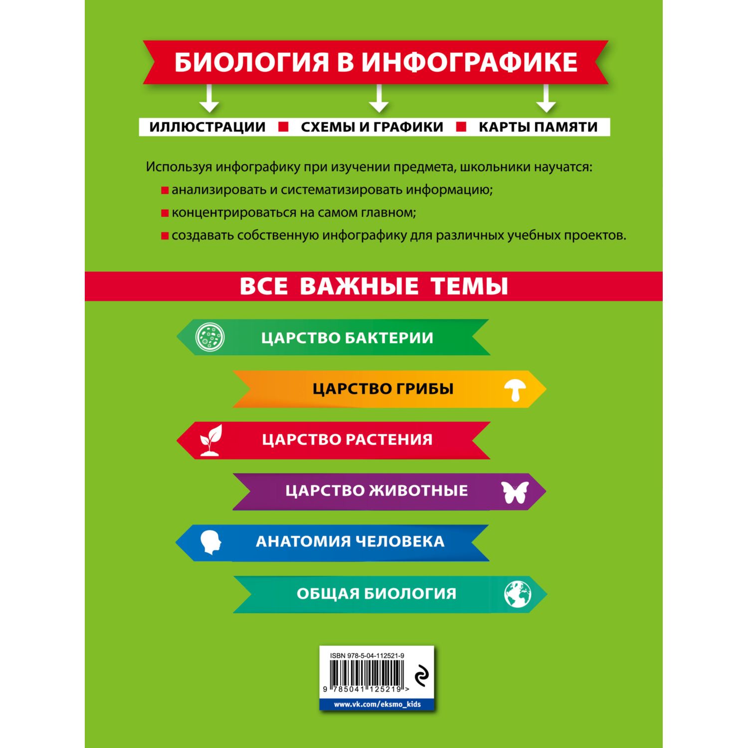 Книга Эксмо Биология в инфографике - фото 10