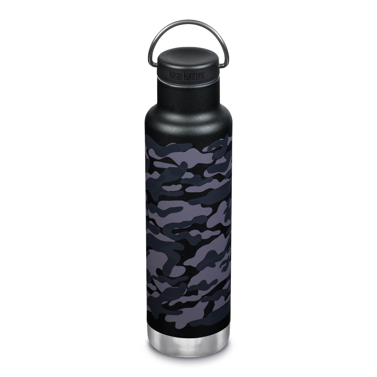 Термобутлыка Klean Kanteen Insulated Classic 20oz Black Camo 592 мл - фото 2