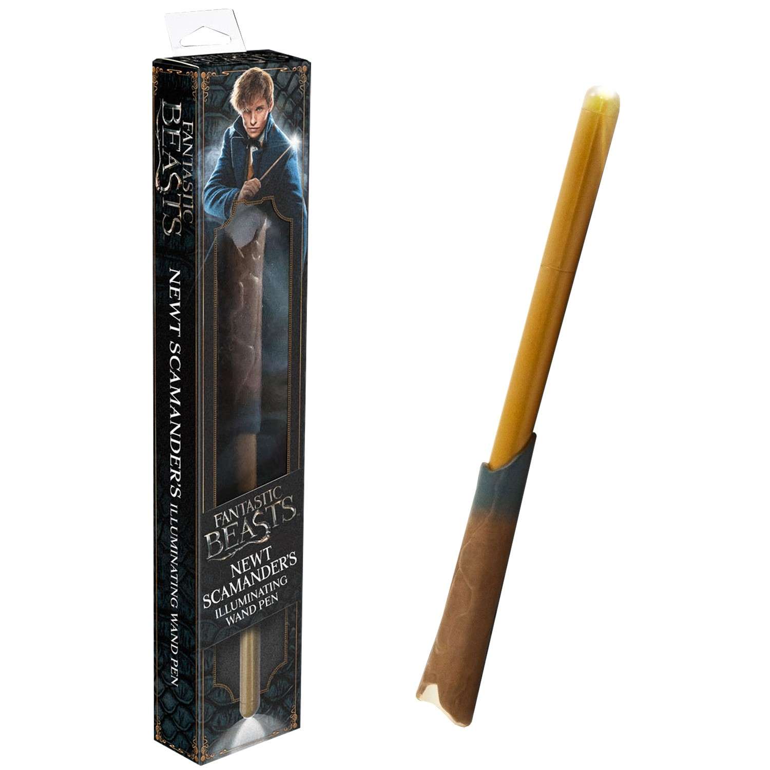 Ручка-фонарик Fantastic Beats в виде палочки Ньюта Саламандера с подсветкой 22.5 см - фото 1