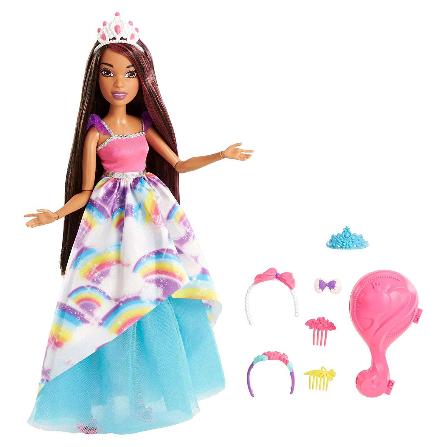 Кукла Barbie брюнетка с длинными волосами большая FXC81 FXC81 - фото 1