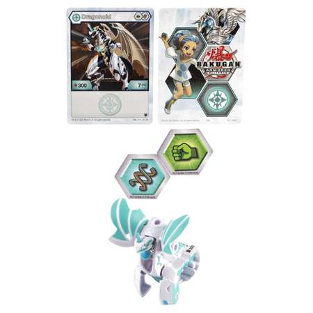 Фигурка-трансформер Bakugan S2 DragondV2 White 6055868/20124101