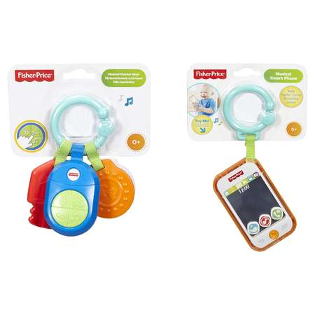 Музыкальная игрушка Fisher Price Телефон/Ключики в ассортименте