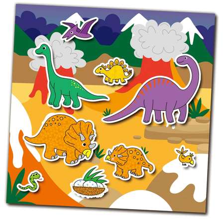 Многоразовые наклейки Galt Динозавры 1005101